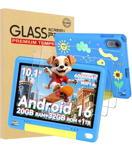 Amazon.co.jp: キッズタブレット 10インチ android16 Wi-Fiモデル 子供
